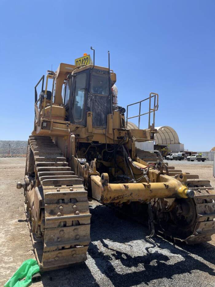 Tracked dozer on a mine site